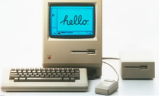 original Macintosh computer and keyboardPicture